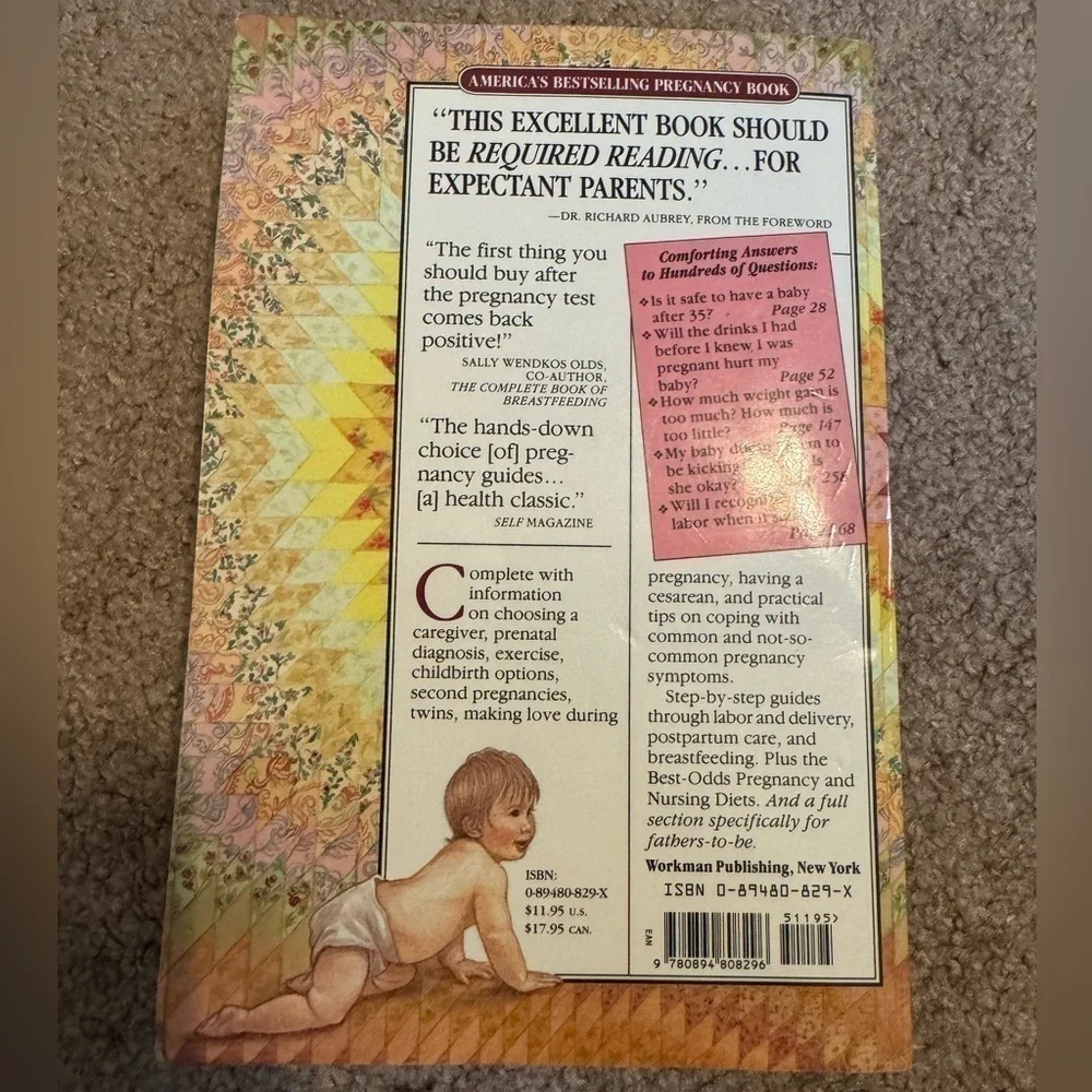 Pregnancy book bundle what to expect / eat when you’re expecting &maternity care